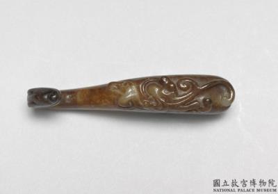 图片[3]-Bluish jade belt hook with “ch’ih” dragon decoration-China Archive